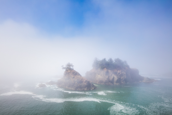 Southern Oregon Coast, Out of the Fog -10