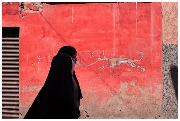 Marrakesh,stories on the wall -1