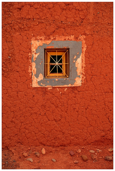 Adobe Wall and Window, Ouarzazate -1