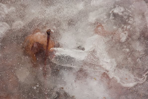 Winter's First Ice -40